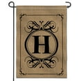 thumbnail image 1 of Anley Classic Monogram Letter H Garden Flag, Double Sided Family Last Name Initial Yard Flags, 1 of 6