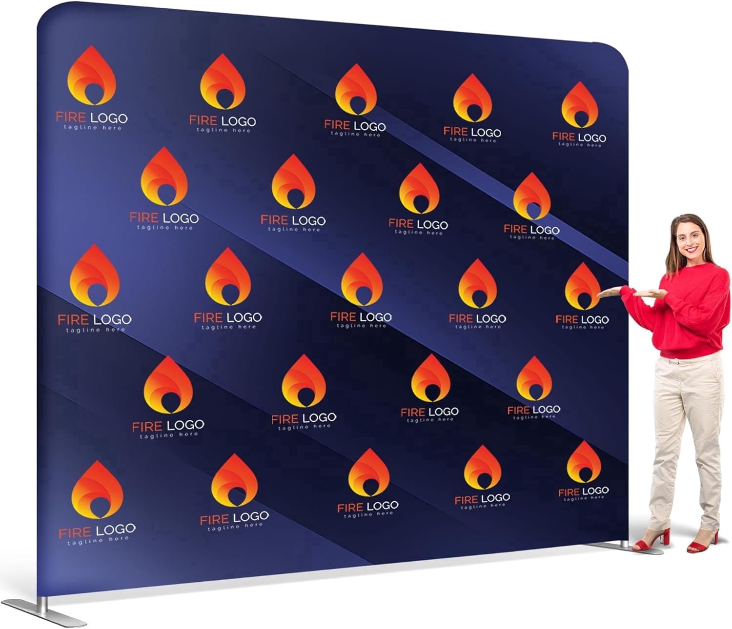 Anley Custom Backdrop Banner - Double Sided Tension Fabric Display ...