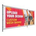 thumbnail image 1 of Anley Custom Mesh Banner & Sign - Fence Wrap Banners with Personalized Image Print for Advertising, Direction & Event - 8oz Commercial Grade Mesh Vinyl - Metal Grommet Double-Stitched Seam - 6X18 Ft, 1 of 9