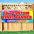 thumbnail image 1 of Anley Custom Vinyl Banner - 18oz Heavy Duty Vinyl Sign - Metal Grommets & Hemmed Sides - for Celebrating, Advertising, Direction - 6 X 18 Ft, 1 of 6