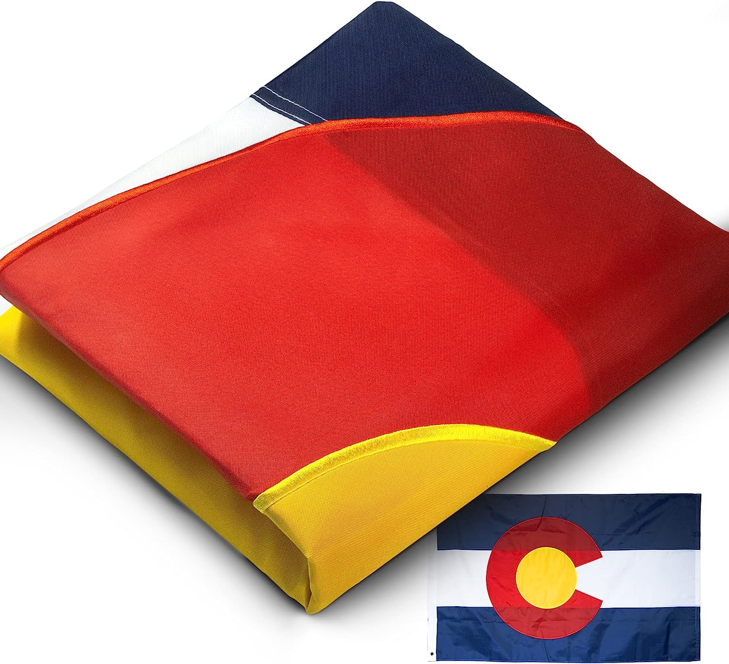 Colorado State Flag 3x5 Ft Heavy Duty Nylon with Embroidery