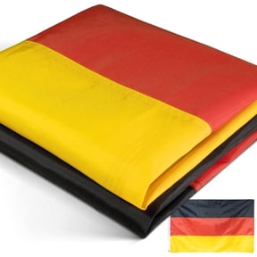 Anley EverStrong Series Germany Flag 3x5 Foot - Embroidered and Sewn Stripes - German National Banner Flags 210D Polyester