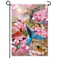 thumbnail image 1 of Anley Double-Sided Flower and Bird Welcome Spring Decorative Garden Flags - 18 x 12.5 Inch, 1 of 7