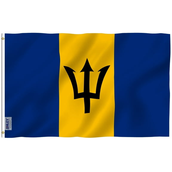 Anley Fly Breeze 3x5 Feet Barbados Flag - Barbadian Flags Polyester