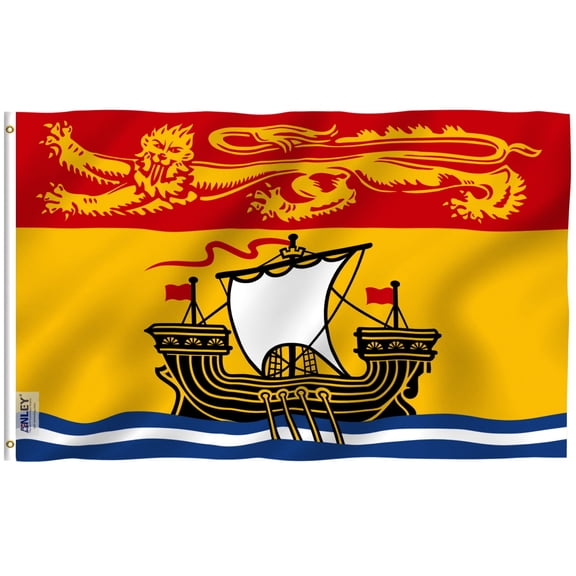Anley Fly Breeze 3x5 Feet New Brunswick Flag - Canadian Province Flags Polyester