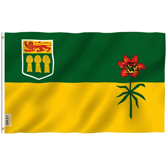 Anley Fly Breeze 3x5 Feet Saskatchewan flag - Canadian Province Flags Polyester