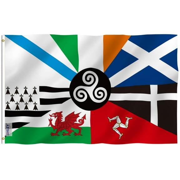 Anley Fly Breeze 3x5 Foot Celtic Nations Flag - Celtic Nations Flags Polyester
