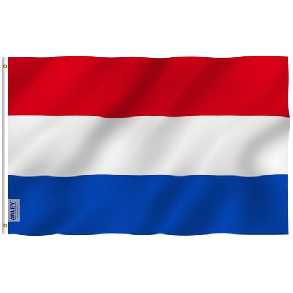 Anley Fly Breeze 3x5 Foot Netherlands Flag - Vivid Color and Fade Proof - Canvas Header and Double Stitched - Holland National Flags Polyester with Brass Grommets