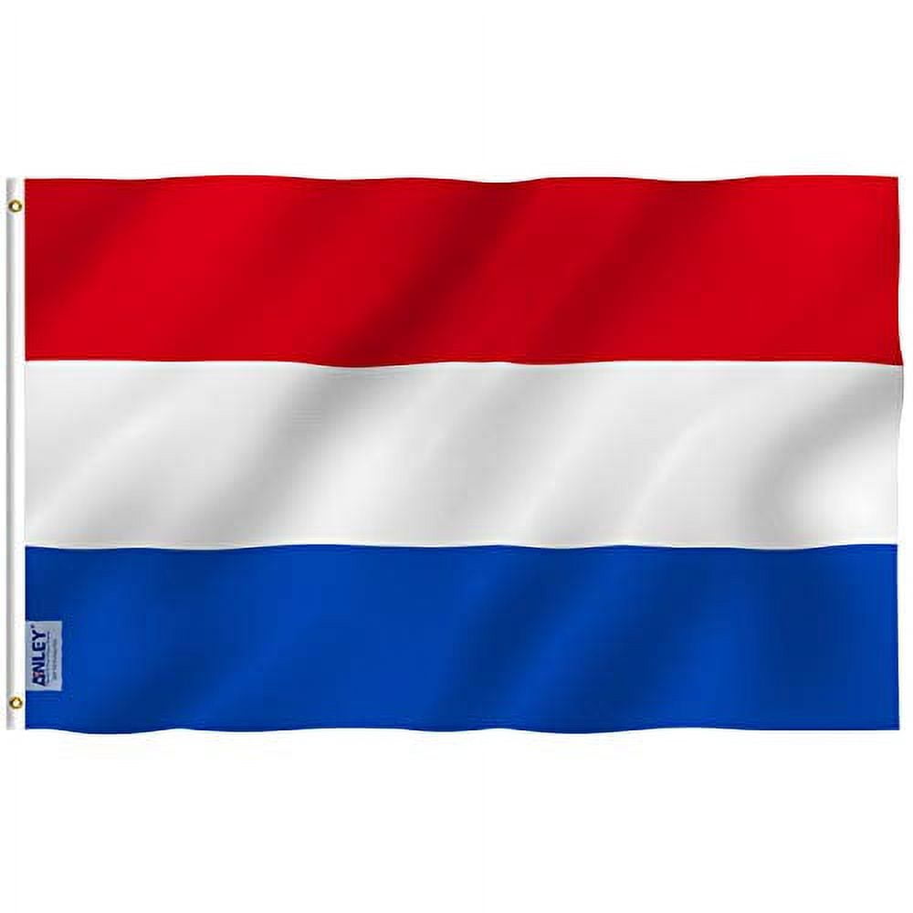 ANLEY Polnische Flagge 3x5 Fuß – Polyester, Leinwandkopf, Messingösen