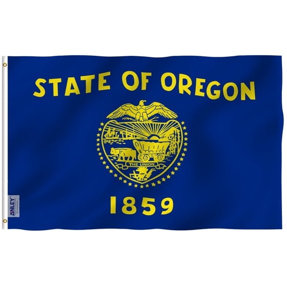 Anley Fly Breeze 3x5 Foot Oregon State Flag - Oregon OR Flags Polyester