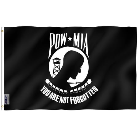 Anley Fly Breeze 3x5 Foot POW MIA Flag - You are Not Forgotten Banner