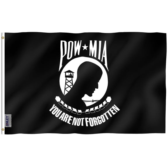 Anley Fly Breeze 3x5 Foot POW MIA Flag - You are Not Forgotten Banner