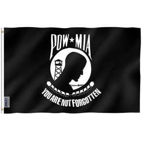 Anley Fly Breeze 3x5 Foot POW MIA Flag - You are Not Forgotten Banner