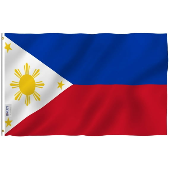 Anley Fly Breeze 3x5 Foot Philippines Flag - Filipino Philippine National Flags Polyester with Brass Grommets