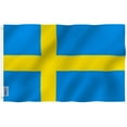 thumbnail image 1 of Anley Fly Breeze 3x5 Foot Sweden Flag - Swedish National Flags Polyester with Brass Grommets, 1 of 7