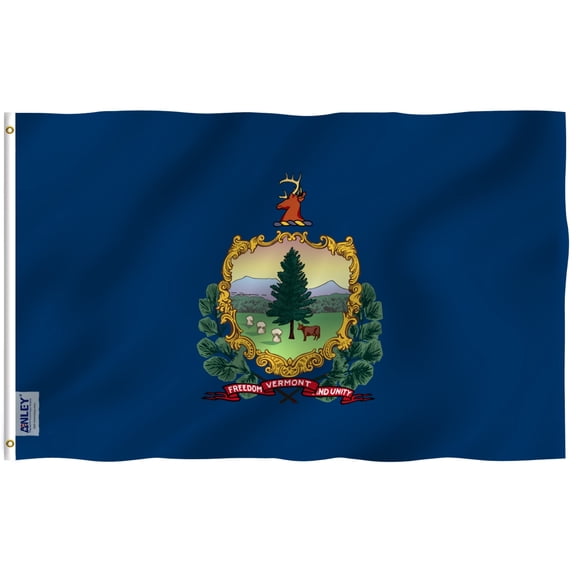 Anley Fly Breeze 3x5 Foot Vermont State Flag - Vermont VT Flags Polyester