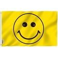 thumbnail image 1 of Anley Fly Breeze 3x5 Foot Yellow Happy Face Polyester, 1 of 7