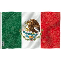 Anley Fly Breeze 3x5 ft Mexico Flag - Indepedence Day Aztecs Mexican MX Cinco de Mayo National Flags Polyester