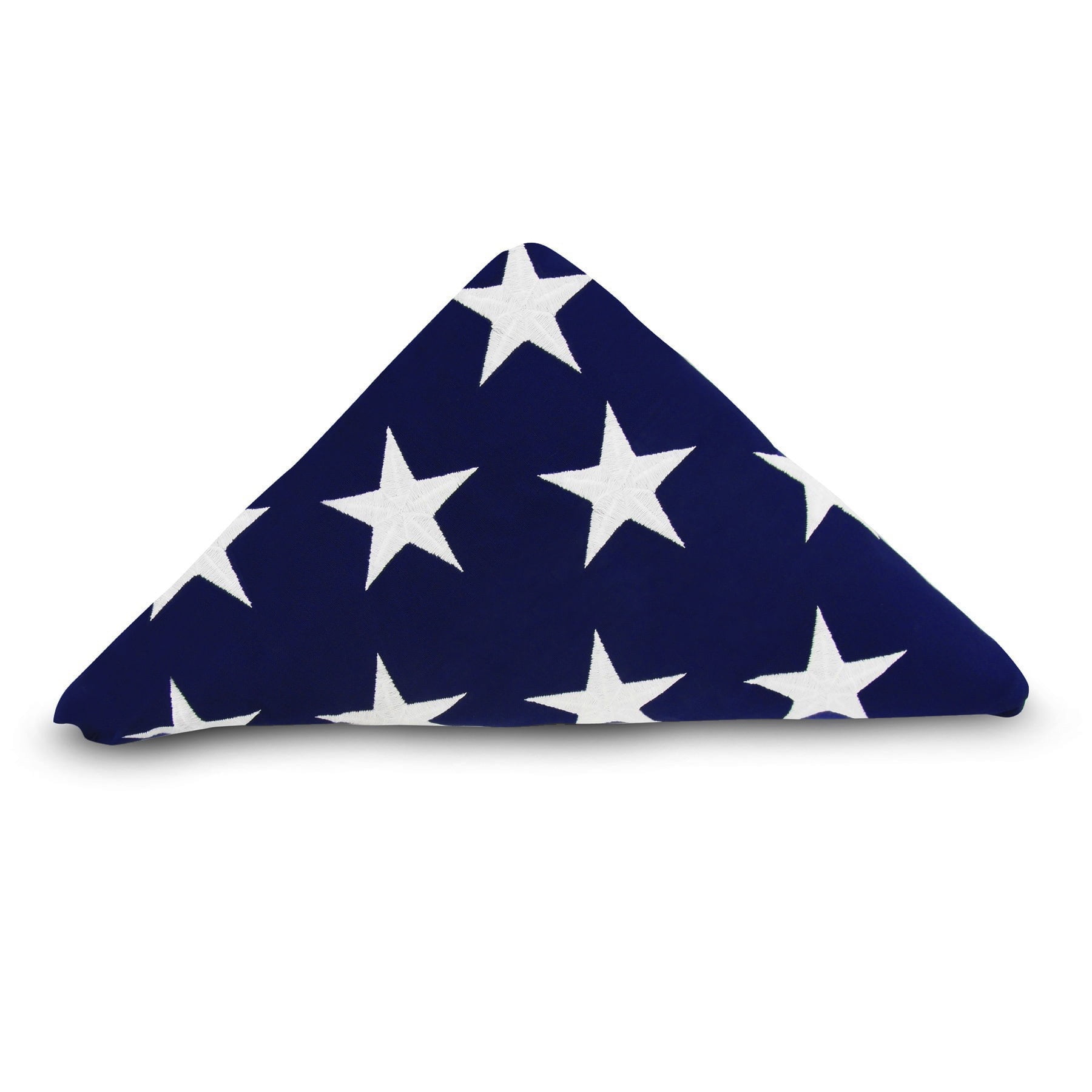 Anley Memorial Flag American US Flag 5x9.5 Ft Cotton For Veteran - USA Burial Casket Flags (Flag not Pre-Folded)