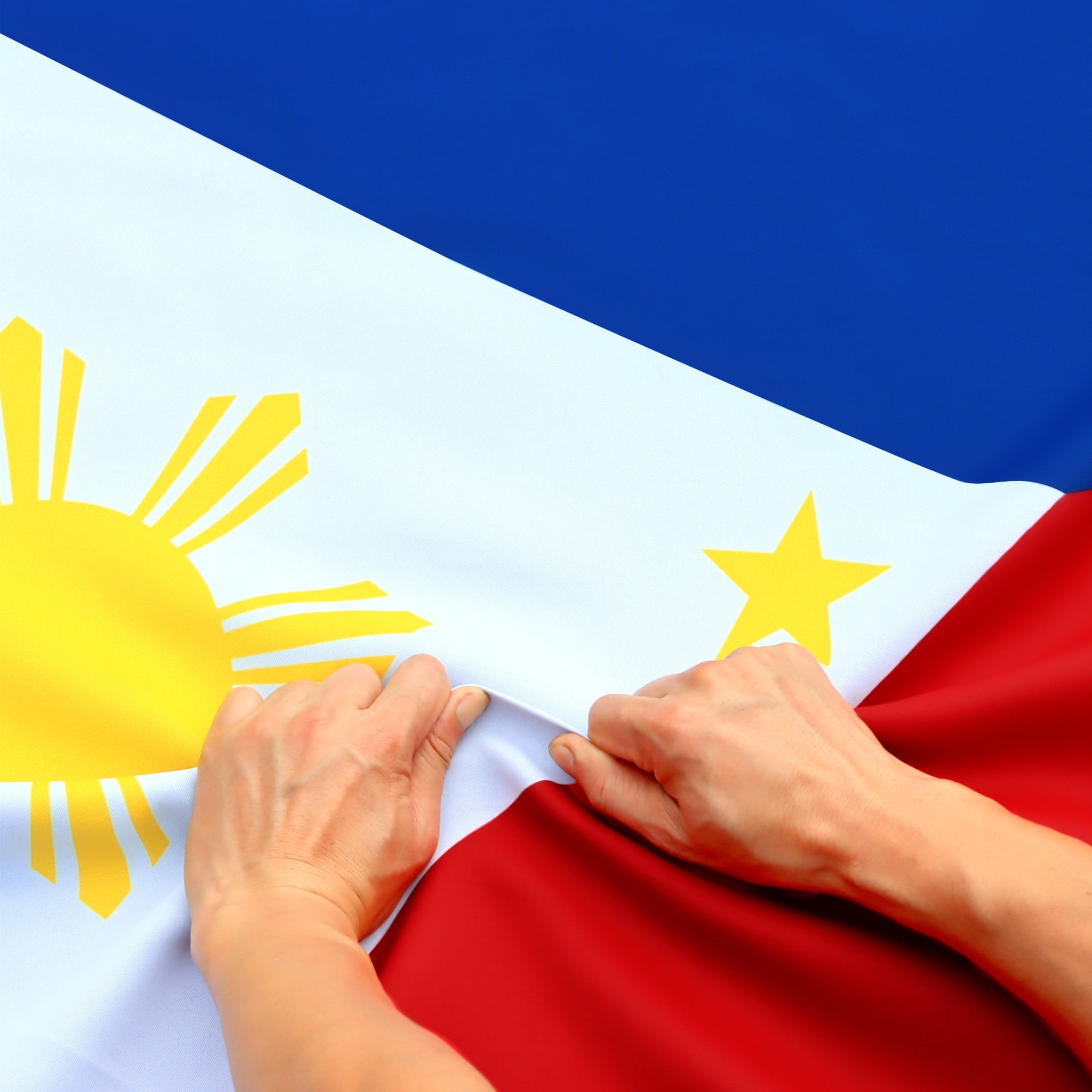 Anley Rip-Proof Technology Double Sided 3-Ply Philippines Flag 3x5 Foot - Filipino Philippine National Flags