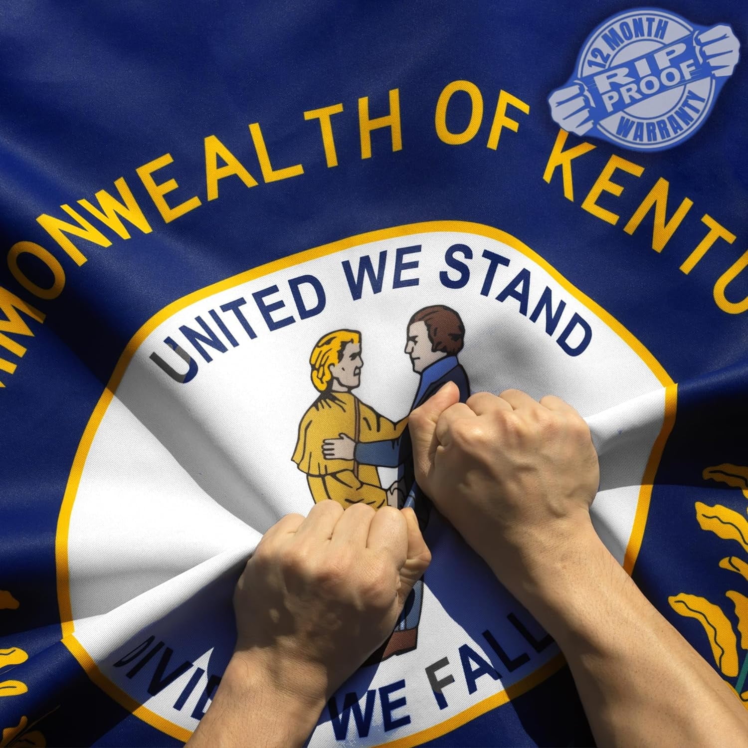 Rip-Proof Double Sided 3-Ply Kentucky State Flag 3x5 Foot