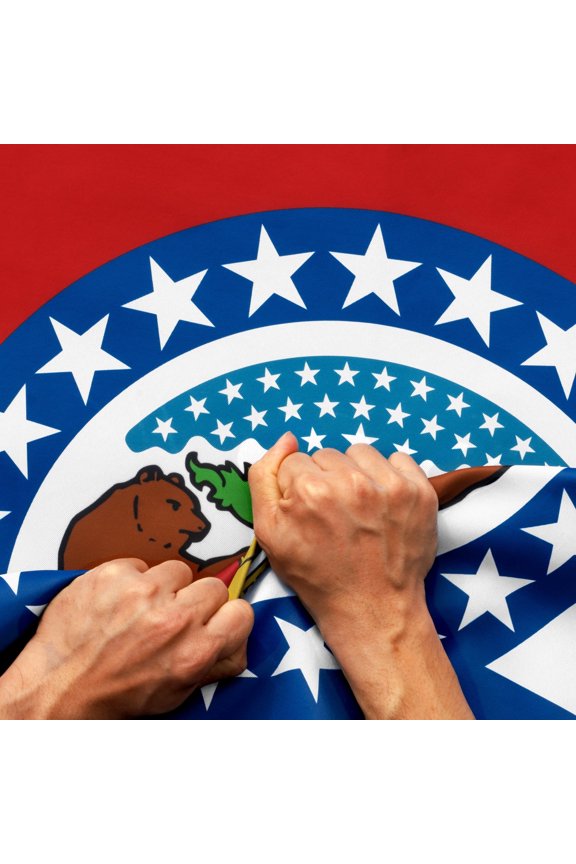 Rip-Proof Double Sided 3-Ply Missouri State Flag 3x5 Ft - Missouri MO Flags 300D Polyester