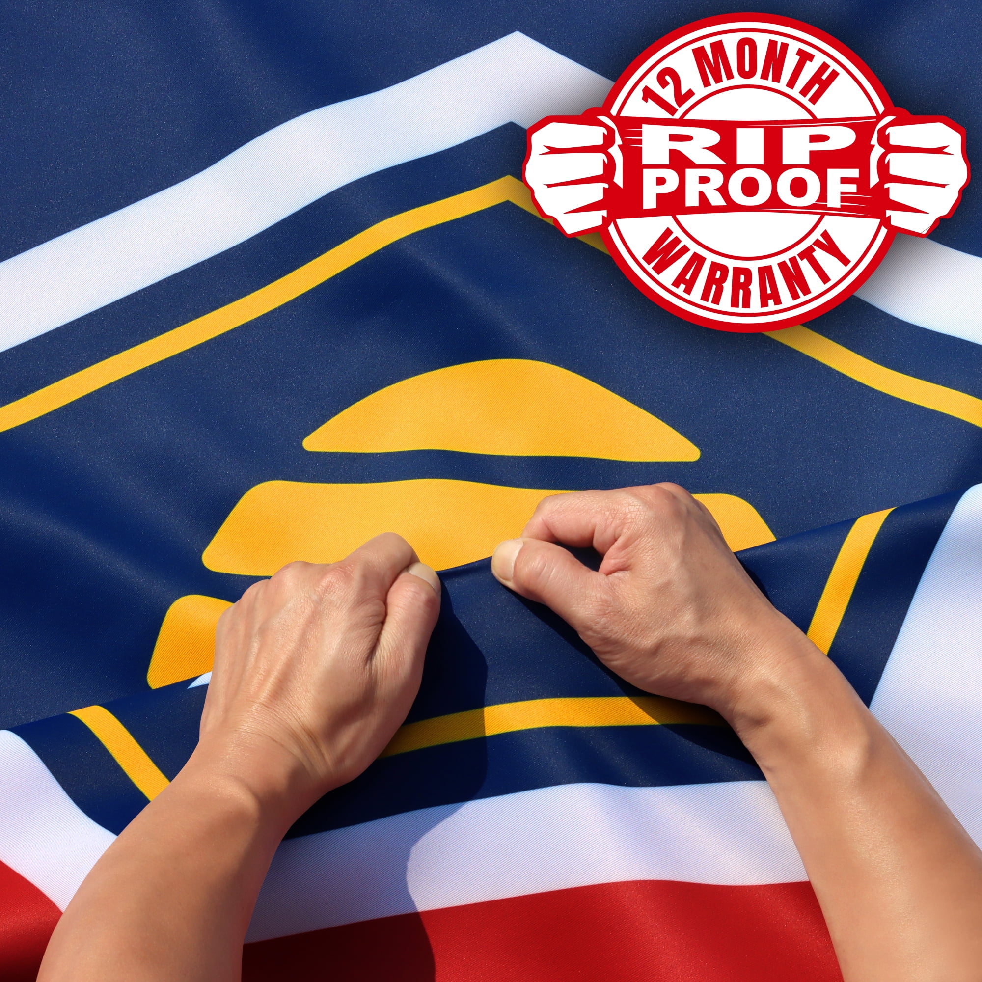 Anley RipProof Double Sided 3Ply New Utah State Flag 3x5 Foot The
