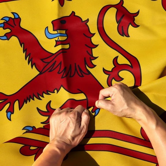 Anley Rip-Proof Double Sided 3-Ply Scotland Rampant Lion Flag 3x5 Foot - Scottish Rampant Lion Flags