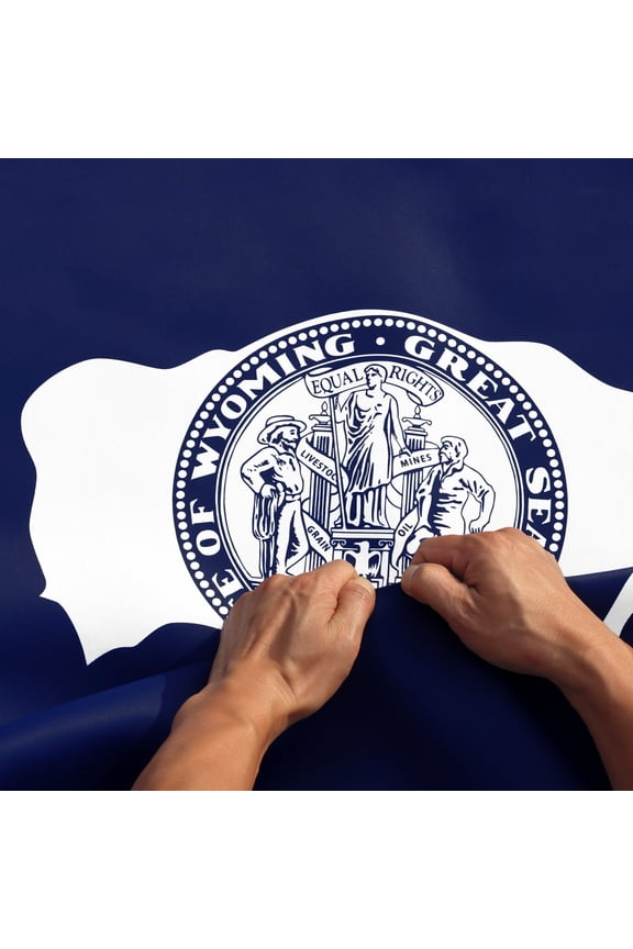 Rip-Proof Double Sided 3-Ply Wyoming State Flag 3x5 Foot - Wyoming WY Flags