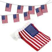 Anley USA American String Pennant Flags - 33 Feet 38 Flags