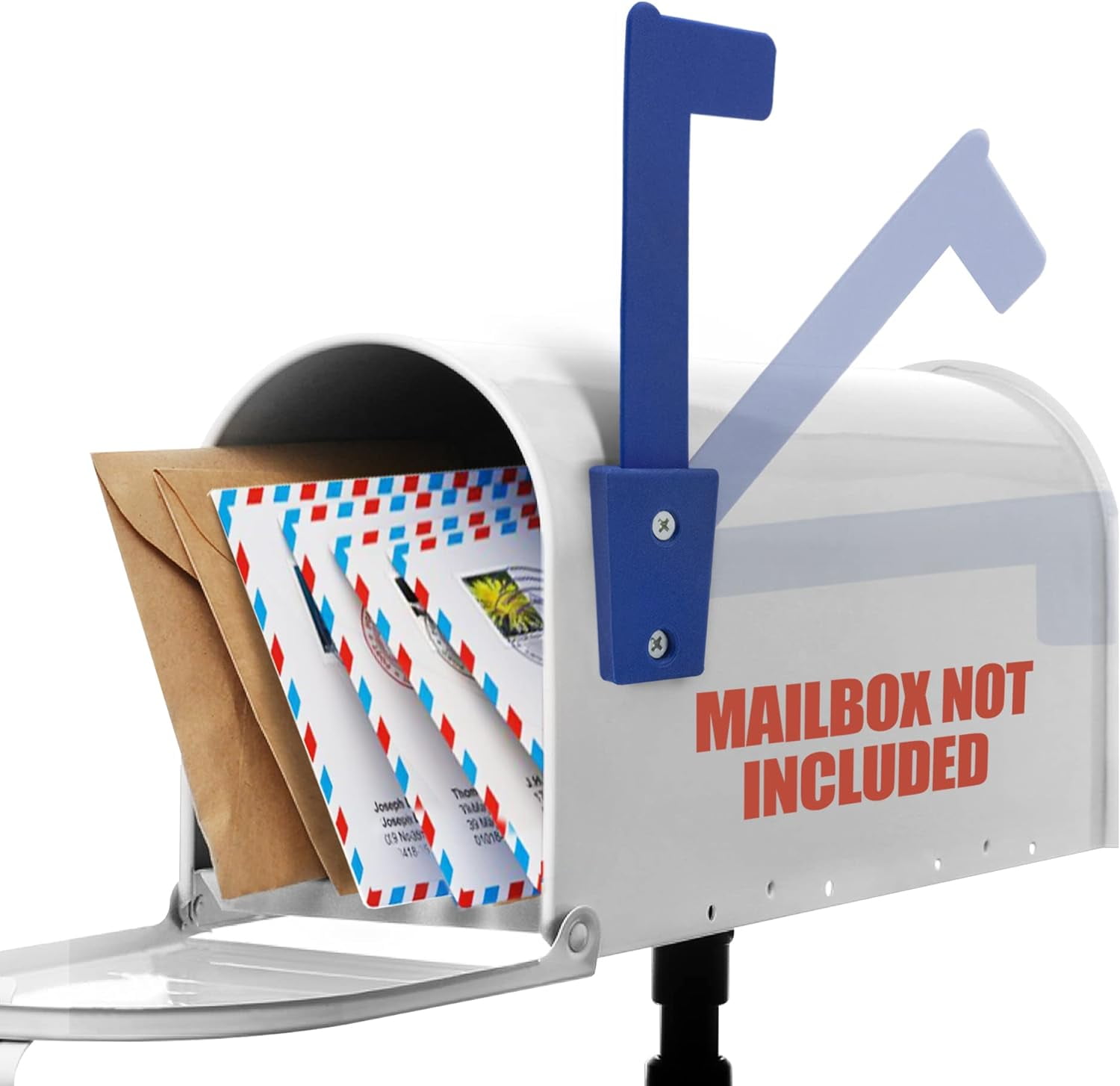 Anley Universal Outgoing Mailbox Flag for Brick, Wood, Metal & Stucco