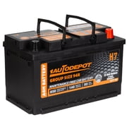 1AUTODEPOT BCI Group 94R Battery, AGM 12 Volt Rechargeable Automotive Batteries for Car, H7 850CCA 80Ah 140RC, Maintenance Free