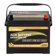 Anlibatt Car AGM Battery Group Size 24F Start Stop Battery 12V 70Ah 710CCA Maintenance Free Rechargeable