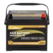Anlibatt Car AGM Battery Group Size 24F Start Stop Battery 12V 70Ah 710CCA Maintenance Free Rechargeable