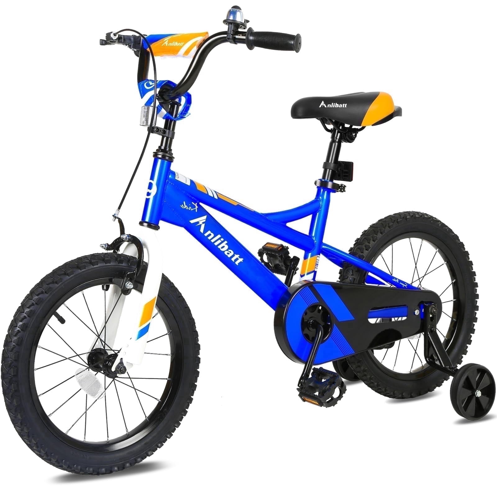 Anlibatt Kids Bike Boy Bicycle 16 inch for Children Age 4-6 Years Old ...