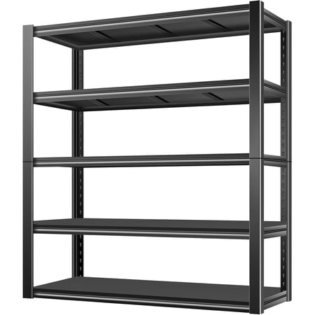 Anlibatt Storage Shelves 3000LBS Heavy Duty 5-Tier Garage Shelving 48" W x 18" D x 72" H Adjustable Metal Shelving Unit Steel Shelving Rack Shelves 72 Wire Utility Shelving