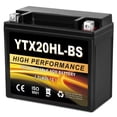 thumbnail image 1 of Anlibatt YTX20HL-BS Motorcycle Battery 12V 18Ah 300CCA Rechargeable Sealed AGM Battery Maintenance Free Automotive Replacement Battery for ATV and Scooter, 1 of 9