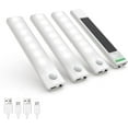 thumbnail image 1 of Anmeery LED Closet Light,Motion Sensor Light 4 Pack,Wireless USB Rechargeable Battery Operated Light, 1 of 7