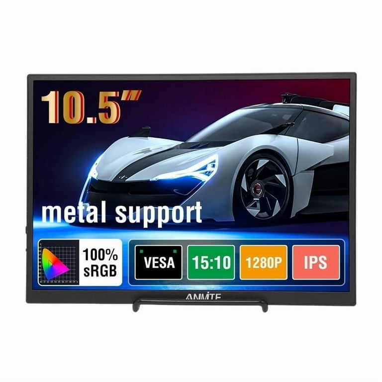 Anmite 10.5 Inch Portable Monitor, 1920 x 1280 Resolution, 15:10