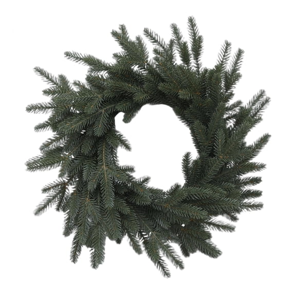 Anmrize 20" Spruce Base Wreath, Blank Evergreen Greenery, Artificial Christmas Wreath, Unit - Faux Holiday Wreath - Indoor Seasonal Home Decor - Lush and Full - Realistic - for Door Or Mantle, A