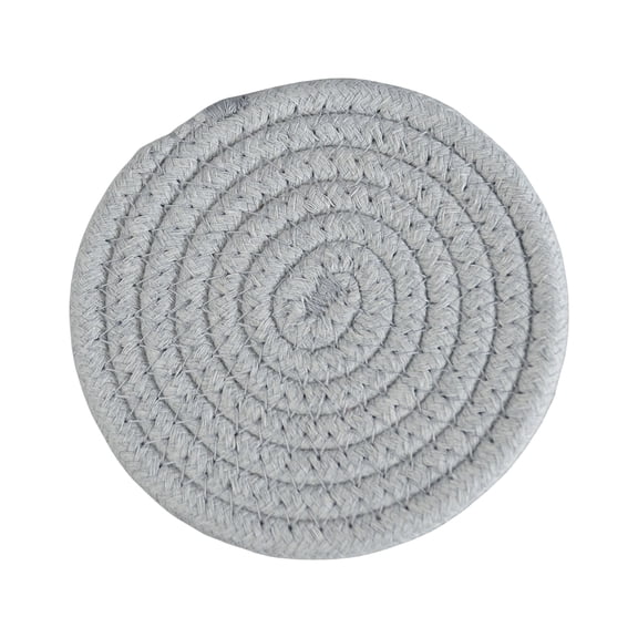Anmrize Bohemian Cup Pads, Trivets for Hot Dishes, Pots and Pans, Hot Pads, Pot Holders for Kitchen, Heat Resistant Mat Protect Counter, Coasters Set Home Essentials Farmhouse Decor, Gray