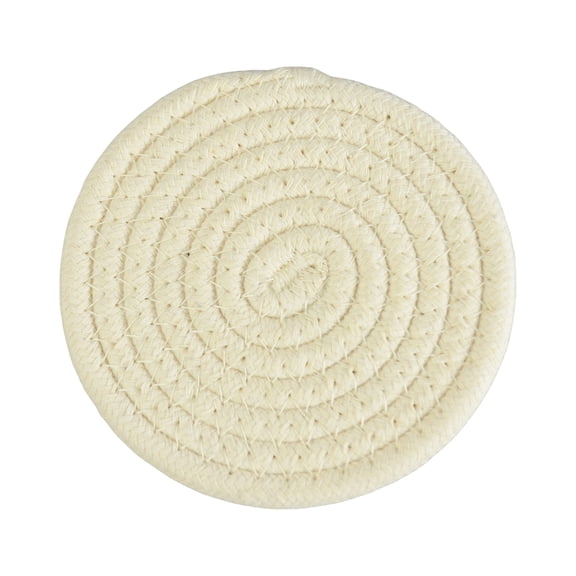 Anmrize Bohemian Cup Pads, Trivets for Hot Dishes, Pots and Pans, Hot Pads, Pot Holders for Kitchen, Heat Resistant Mat Protect Counter, Coasters Set Home Essentials Farmhouse Decor, Beige