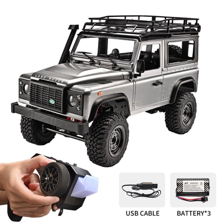 Anmyjuly 1/12 Scale Land Rover RC Rock Crawler - 4x4 RTR Off-Road Truck w/ Upgraded Chassis, 280 Motor & Proportional Control (2025 Hobby Grade Adult Toy)