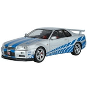 Anmyjuly 1/18 Gtr R34 diecast cars model with Removable Tires, Steering, Sound & Light - metal toy cars Collection for car model Lovers