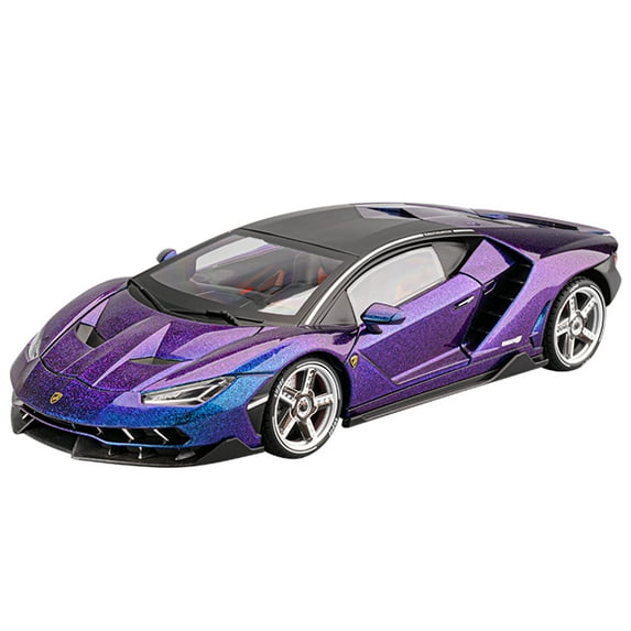 Anmyjuly 1:18 scale LP770 sports car model kits with Alloy Body, Shock Absorption Tires, Simulated Lights & Sound, Steerable Front Wheels & Adjustable Rear Wing, die cast metal toy cars