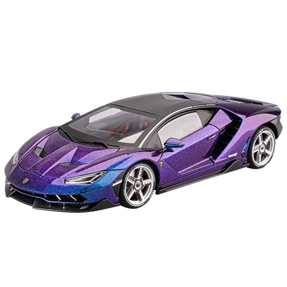 Anmyjuly 1:18 scale LP770 sports car model kits with Alloy Body, Shock Absorption Tires, Simulated Lights & Sound, Steerable Front Wheels & Adjustable Rear Wing, die cast metal toy cars