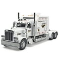 thumbnail image 1 of Anmyjuly 1/24 Diecast Cars Metal Semi Trucks and Trailer Toy, Tow Truck Model for Boys Ages 4-7, White, 1 of 9