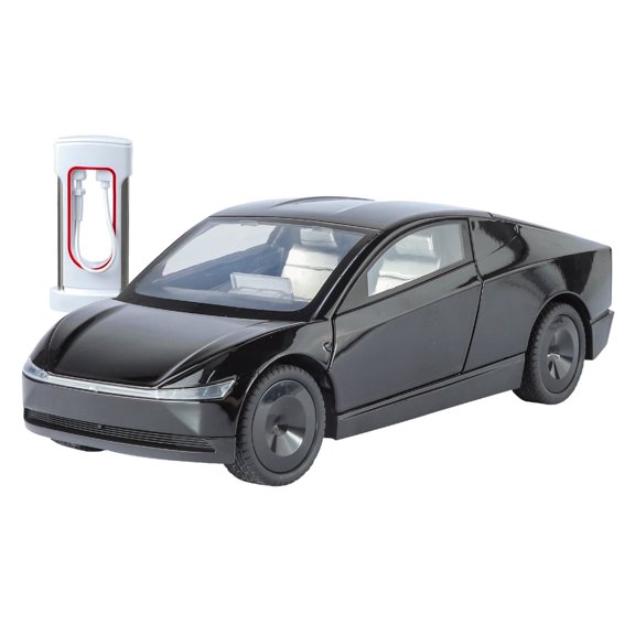 Anmyjuly 1:24 Scale Die-Cast Metal Autonomous Taxi Model Car - Dynamic Flowing Lights, Sound Effects, Spring Suspension & Opening Doors