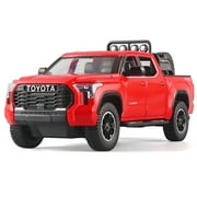 Anmyjuly 1/24 Scale Pickup Truck Toy Car Metal Die-Casting Model,Suitable for Boys as a Gift,Red