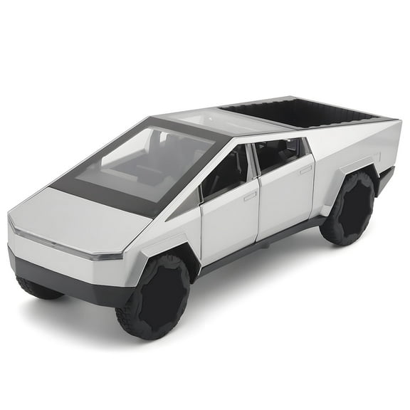 Anmyjuly Trucks for Kids Toy Pickup Truck 1/32 Metal Cybertruck Toy with Sound, and Rebound Functions, Suitable as a Gift for Children